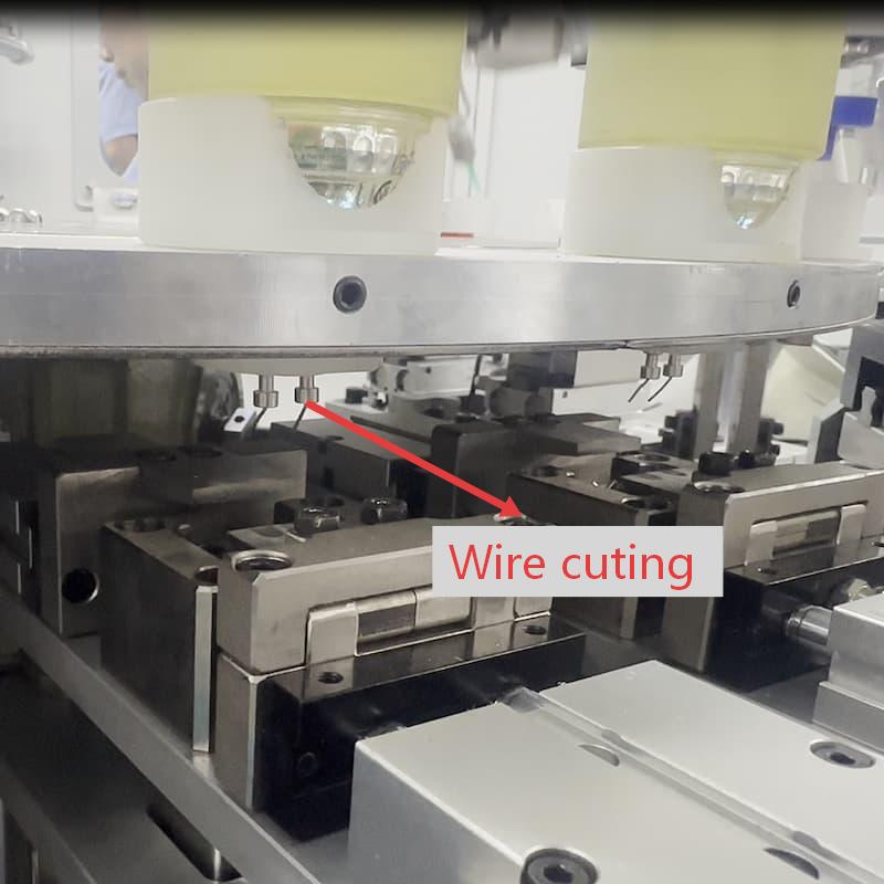 GU10 glass lamp cup automatic assembly machine