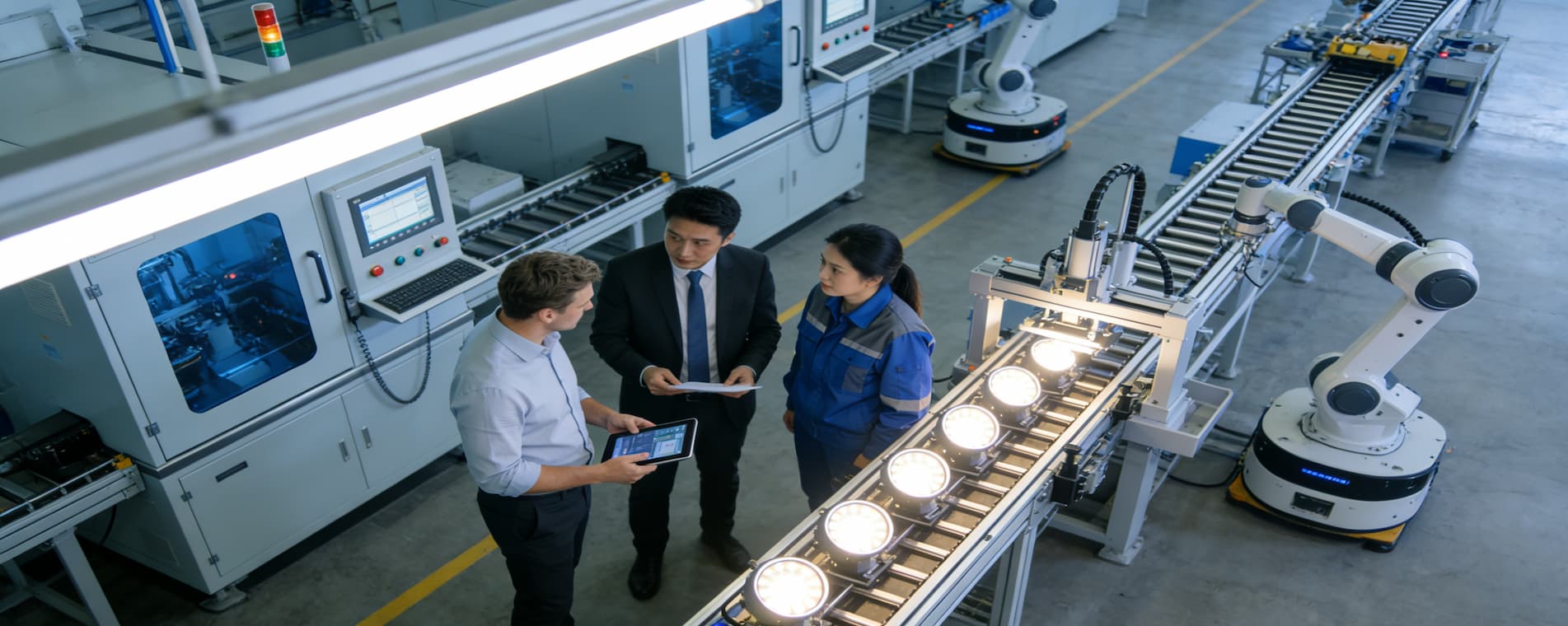 LED Lighting Automated Production Line