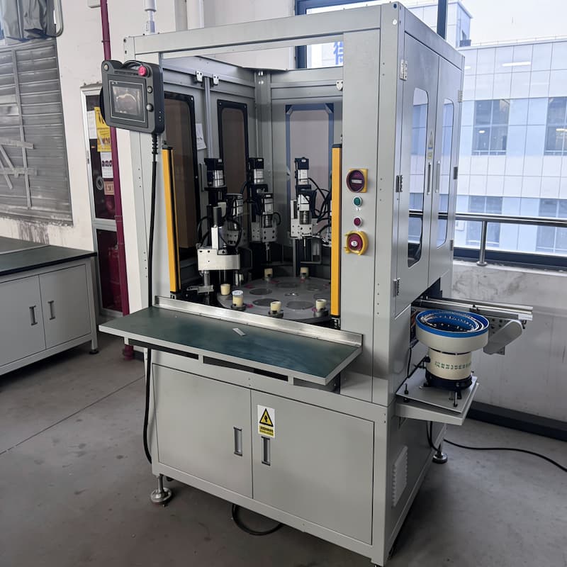 GU10 Lamp Cup Copper Pin Spin Riveting Machine